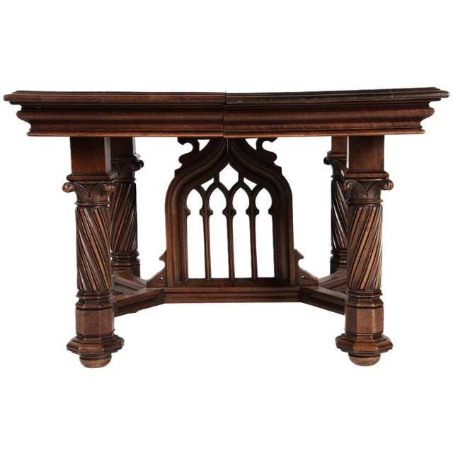 Antique Table in Wood, 1910 For Sale - Image 12 of 18