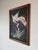 1970s Vintage Surrealist Bird & Tree Oil on Canvas Painting, Framed, Signed b.d.c. For Sale - Image 4 of 12
