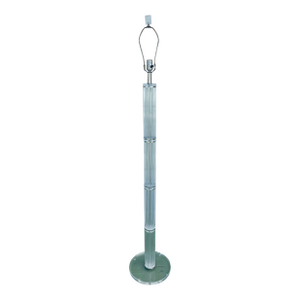 1970s Modern Hollywood Regency Rod Lucite and Chrome Floor Lamp