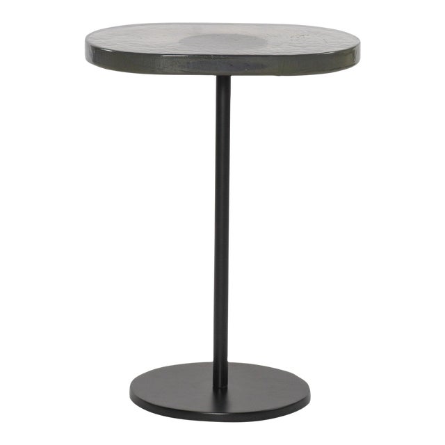 Four Hands Vinia End Table - Iron Matte Black For Sale