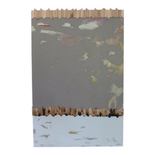 "Yard" Oil and Acrylic Abstract Painting by Scott Spencer For Sale