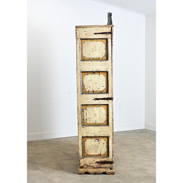 Spanish 18th Century Polychrome Painted Cabinet For Sale - Image 9 of 11
