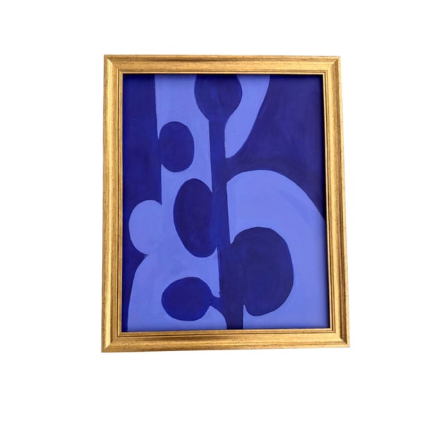 Mid-Century Modern Contemporary Abstract Expressionist Painting by Bryan Boomershine Framed For Sale - Image 3 of 12