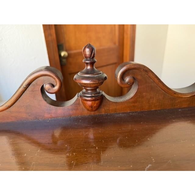 Vintage 1930s Federal Revival Mahogany Buffet Sideboard For Sale - Image 14 of 17