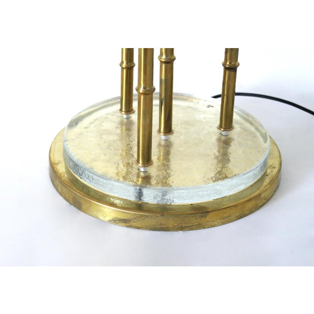 Palma Floor Lamp in Brass, 1970s For Sale - Image 3 of 16