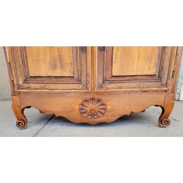Antique French Country Buffet Louis XV Early 19th Century For Sale - Image 9 of 18