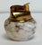 Vintage Italian round marble table lighter with brass fittings. Age wear. Existing lighter has not been tested. May...