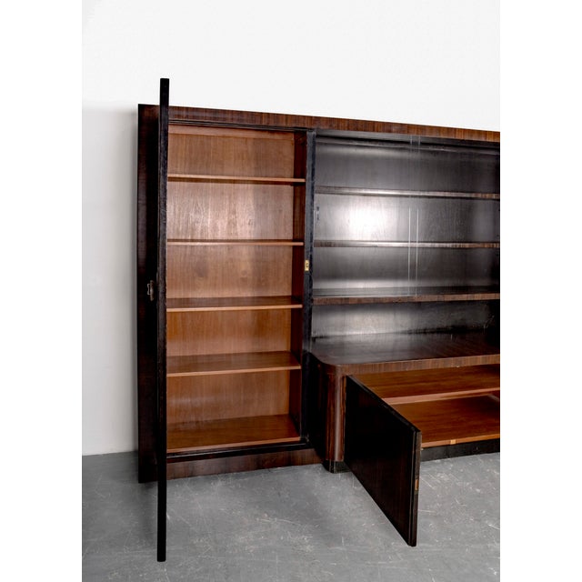 Art Deco Cabinet in Makassar by Bruno Paul for Veb Hellerau, 1930s For Sale - Image 10 of 18