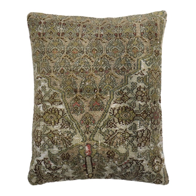 Early 20th Century Bibikabad Persian Pillow For Sale