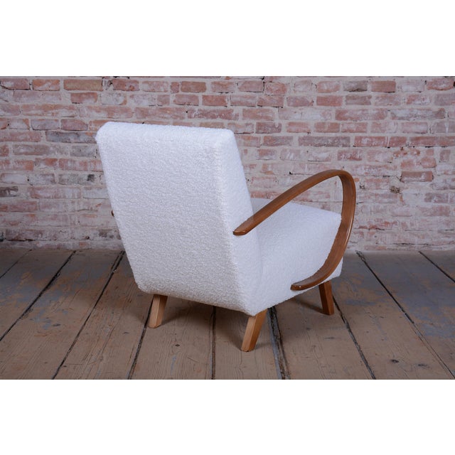 Czech Art Deco Model C Armchair by to J. Halabala for Up Zavody, 1940s For Sale - Image 3 of 17