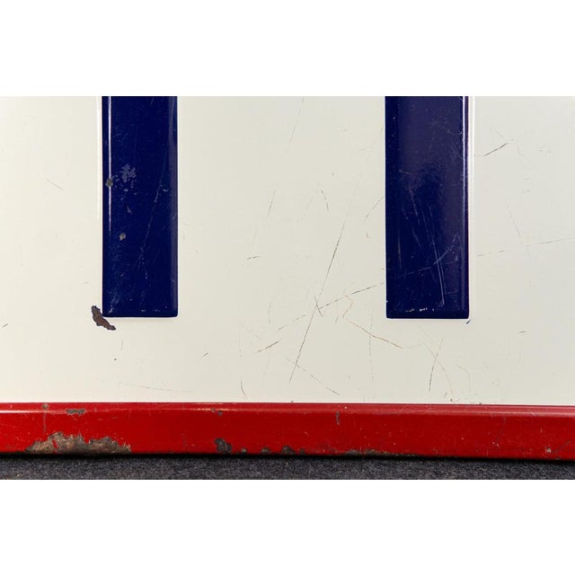 Street Sign in Sheet Metal from Vitracier/Neuhaus For Sale - Image 4 of 9