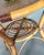 Wood Round Wicker and Bamboo Coffee Table, 1970s For Sale - Image 7 of 8