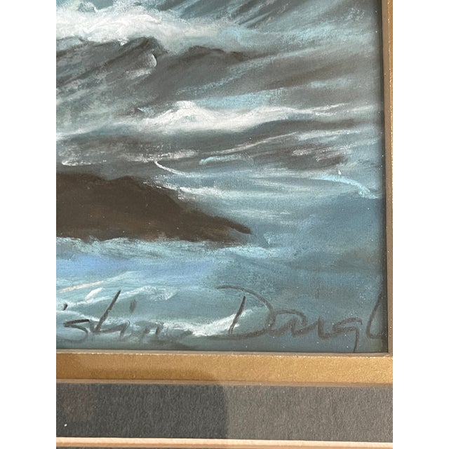 Watercolor Seascape by Catherine Douglass For Sale - Image 4 of 6