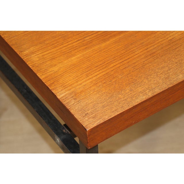 Vintage Teak and Metal Desk, 1960s For Sale - Image 10 of 18