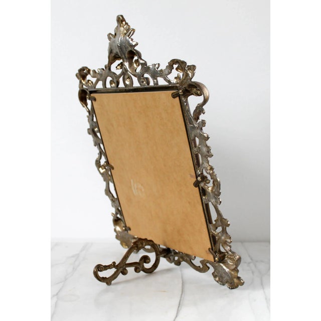 Rococo Louis XV Style Cast Bronze Picture Frame | Chairish