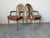 Wood Hollywood Regency Maison Jansen Louis XVI Style Balloon Back Arm Chairs - A Pair For Sale - Image 7 of 12