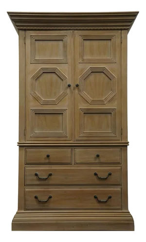 Lexington Furniture Bleached Oak Contemporary Coastal Style 47" Media Tv Armoire 525-311