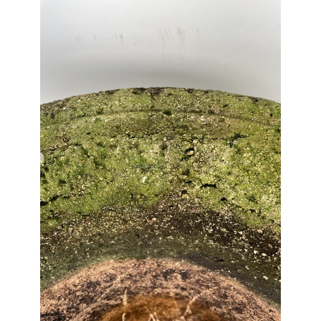 Gray 1950s Vintage Concrete Garden Pots - Set of 2 For Sale - Image 8 of 10