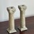 Neoclassical-Style Cast Plaster Candlestick Holders -- a Pair For Sale - Image 10 of 12