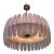 Modern Murano Glass Chandelier in Soft Lavender For Sale