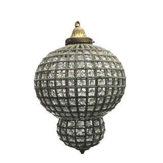 Moroccan Style Beaded Glass Pendant Light For Sale