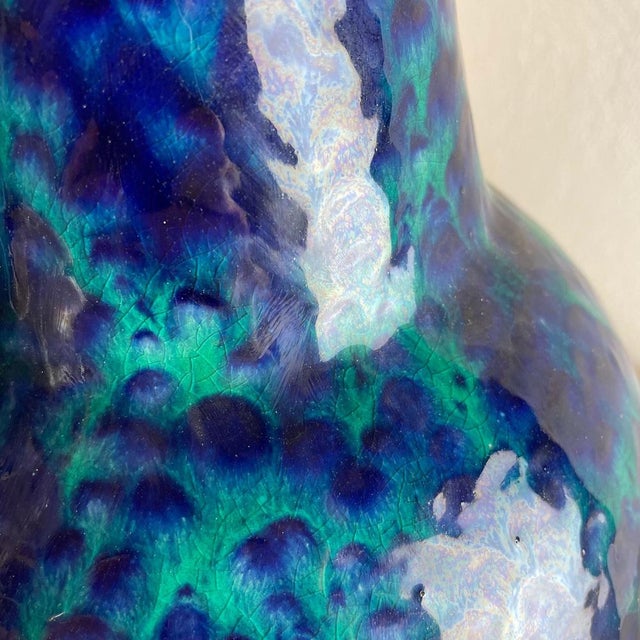 Large Multi-Color Floor Vase from Scheurich, 1970s For Sale - Image 11 of 18