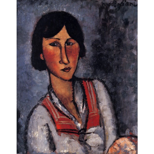 Artist: Amedeo Modigliani Country: Italy Title: Portrait of a woman Medium: Giclee Marks: Numbered limited edition...