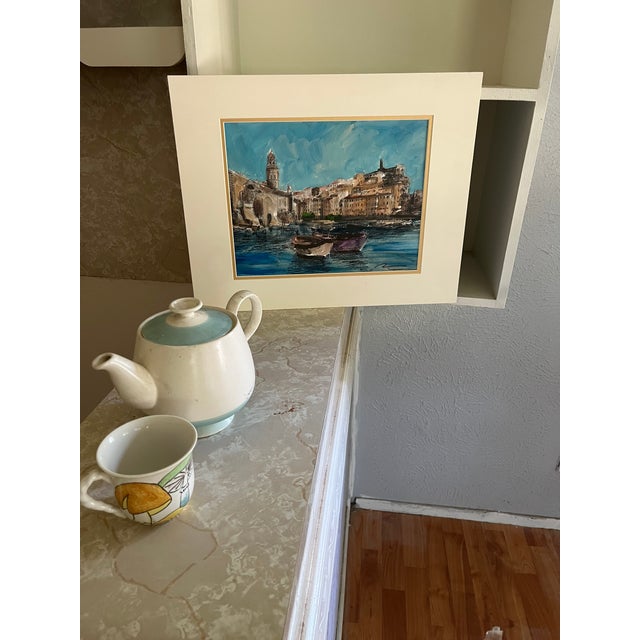 1970s Vintage Venice, Italy, Art Print For Sale - Image 4 of 4