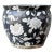 Vintage Printed Floral Ceramic Planter For Sale