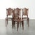 This set of four antique bistro chairs from the late 18th century, in the Art Nouveau style, was designed by Jakob & Josef...