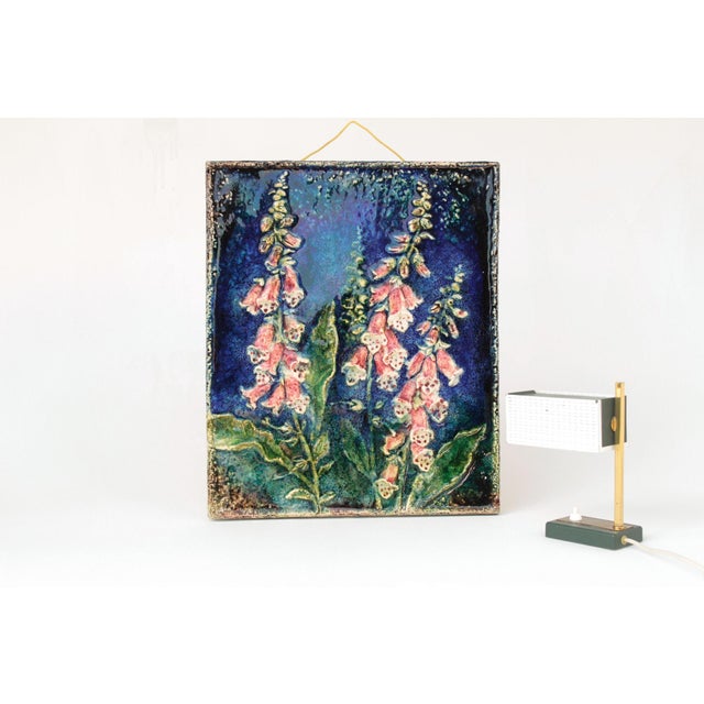 Wall Tile by Werner Meschede for Karlsruhe Majolika, 1960s For Sale - Image 10 of 13