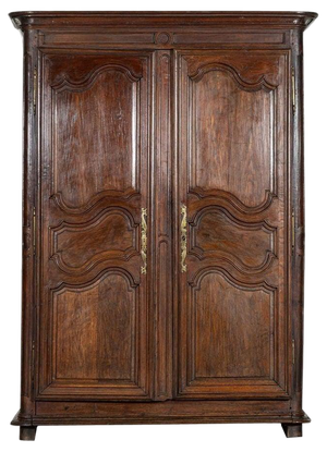Antique French Oak Armoire, 1820