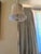Dagmar Design Wrought Iron Floor Lamp With White-Gold Leaf, Custom Silk Shade For Sale - Image 4 of 8
