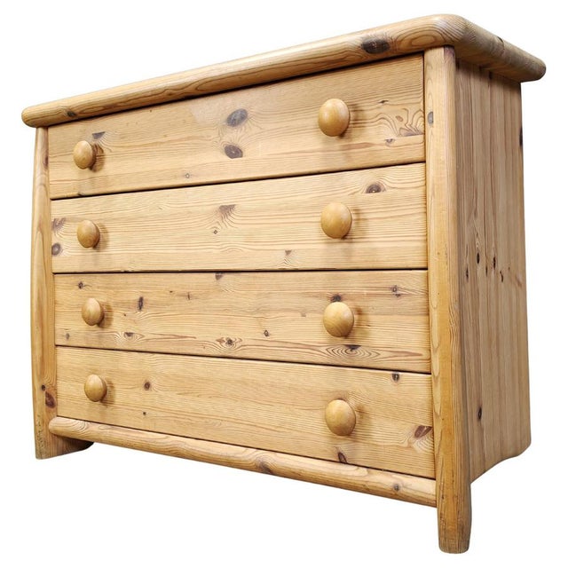 Scandinavian Pine Chest of Drawers, 1980s For Sale - Image 15 of 15