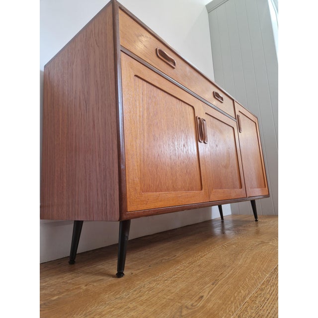 Mid-Century Teak Fresco Sideboard with Black Metal Legs from G Plan, 1960s For Sale - Image 11 of 16