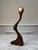 Bring organic modernism to your space with this striking "Loch Clock" by Sherman Studio. Hand-carved from a single piece...