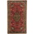 Red 1950s Red Medallion Vintage Persian Tabriz Rug 3'4" X 5'6" Wool Handknotted Carpet For Sale - Image 8 of 8