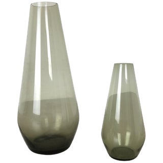 Vintage Turmaline Vases by Wilhelm Wagenfeld for WMF, Germany, 1960s, Set of 2 For Sale