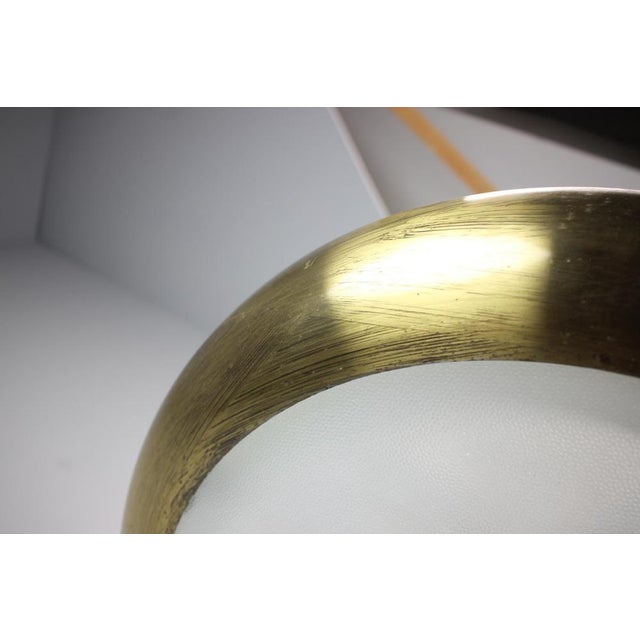 Art Deco UFO Pendant Light by Josef Hůrka for Napako, 1930s For Sale - Image 12 of 18