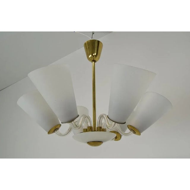 Mid-Century Chandelier by Kamenicky Senov, 1960s For Sale - Image 4 of 17