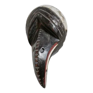 Vintage Black & White Bird Mask