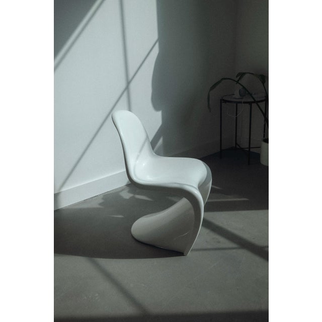 Verner Panton Verner Panton S Chair 1970s Herman Miller Vintage White For Sale - Image 4 of 8