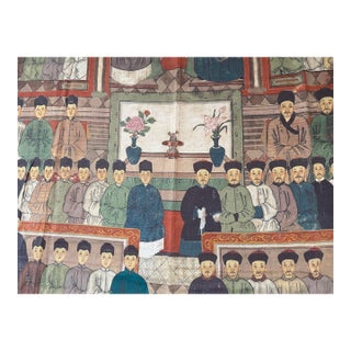 Pierre Frey "La Cite Interdite" Linen- 1.5 Yards For Sale