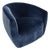Midnight Velvet Swivel Bubble Chair For Sale