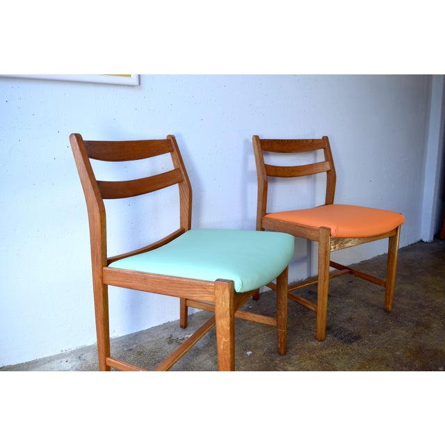 Wood Vintage Chairs by Erik Wörtz, 1960s, Set of 2 For Sale - Image 7 of 8