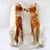 Victorian Large 19th-Century English Staffordshire Standing Collie Dogs With Glass Eyes - A Pair For Sale - Image 3 of 14