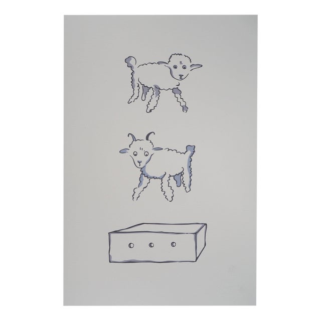 Antoine de Saint-Exupery, The Little Prince and the Sheep, Lithograph For Sale