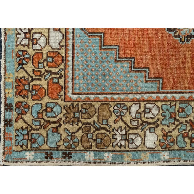 Turkish Vintage Runner Rug 2'11" x 9'9" #17980 For Sale - Image 4 of 8
