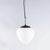 Vintage Mouth Blown Droplet Opaline Pendant Lamp, 1950s For Sale - Image 13 of 14