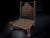 Black Vintage Low Cedar Chair, 1920s For Sale - Image 8 of 18